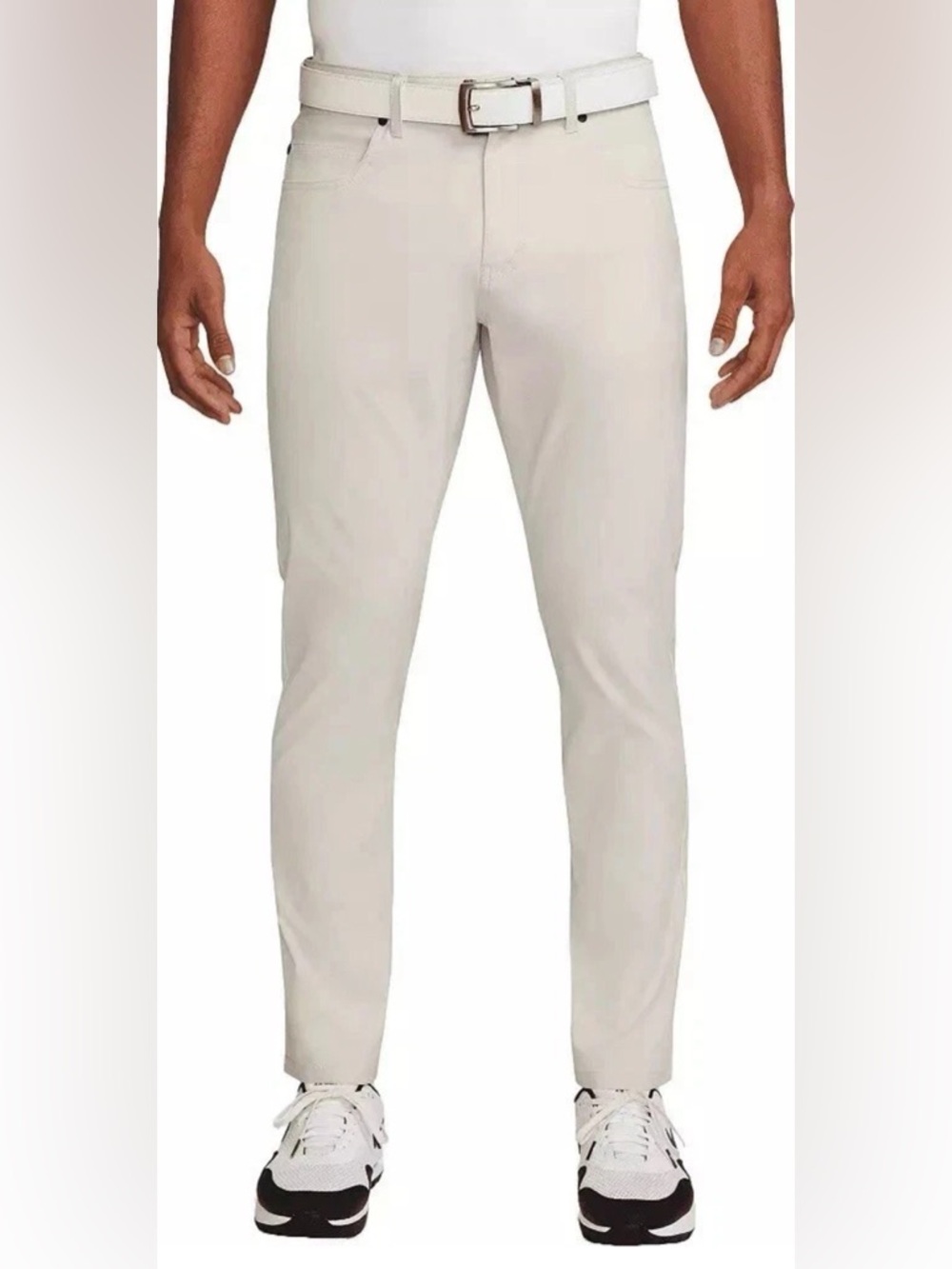 Nike Tour 5-Pocket Slim-Fit Men's 34x30 Light Bone Golf Pants - FD5615 072  $100